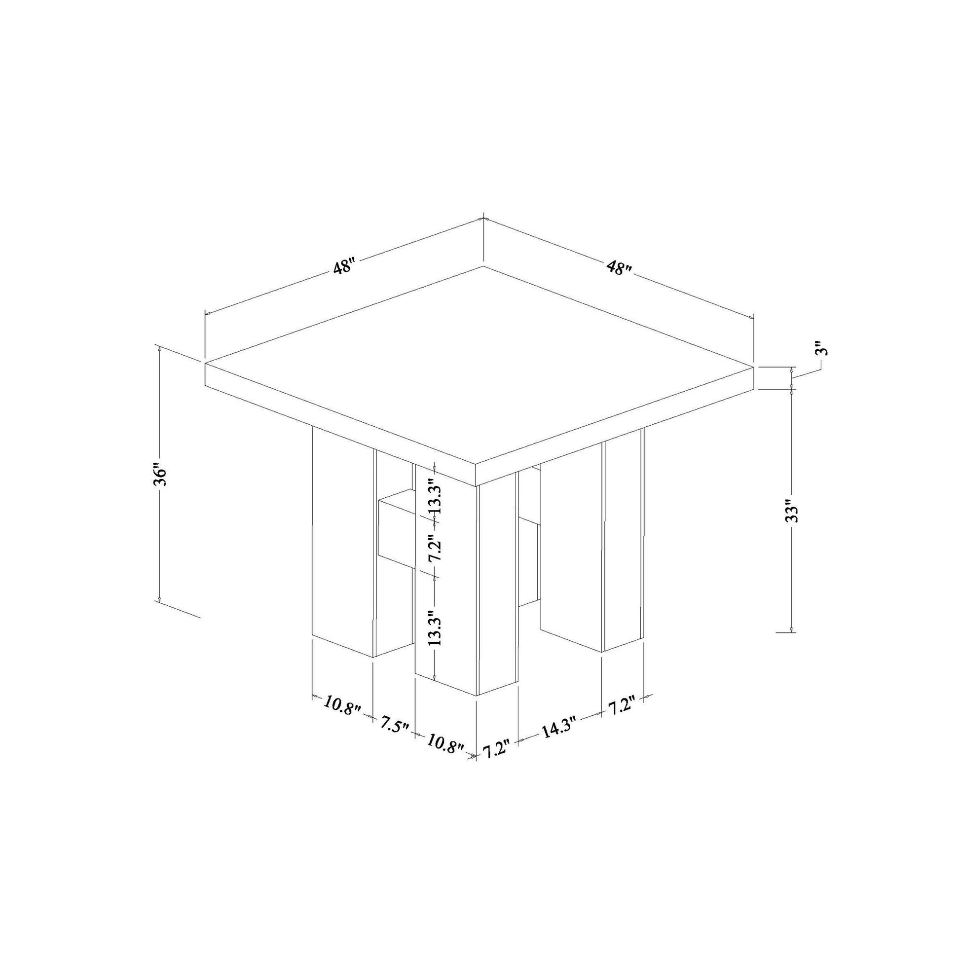 Mikha - Bar Table And Bar Stool Global Furniture USA