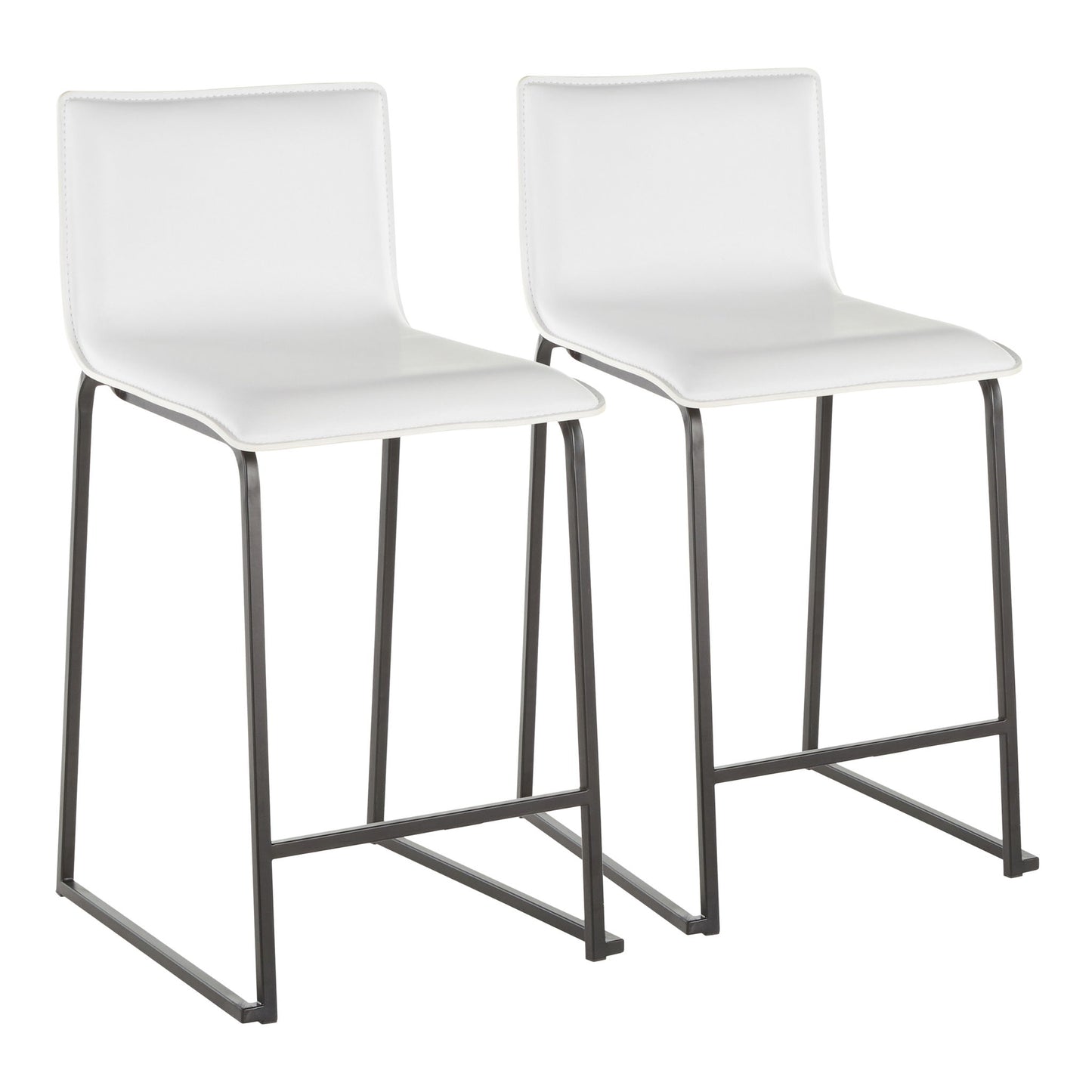 Mara - Upholstered Contemporary Counter Stool (Set of 2) Lumi Source