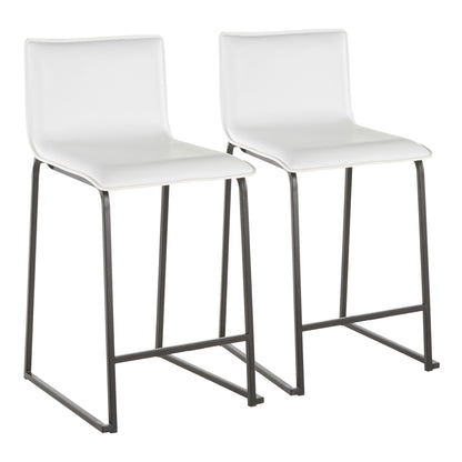 Mara - Upholstered Contemporary Counter Stool (Set of 2) Lumi Source
