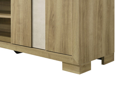 Rangley - TV Stand - Driftwood Crown Mark