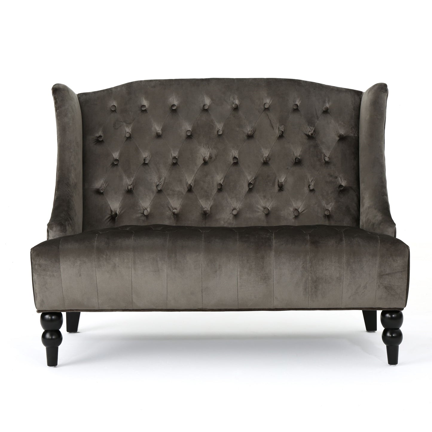 Nurturing - Upholstered Loveseat With Wing Back And Diamond Tufting Noble House