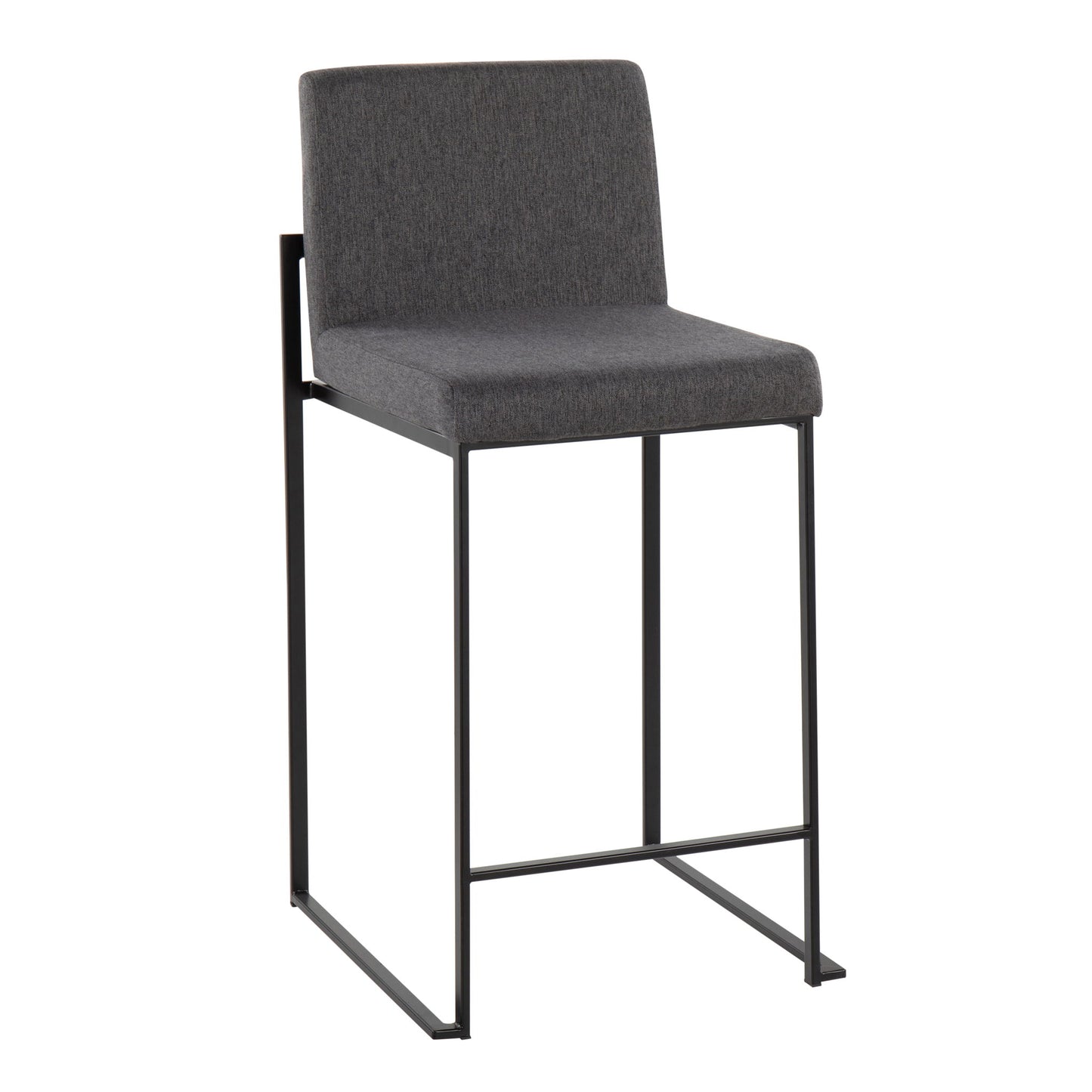 Fuji - Contemporary Modern Elegance, High Back Counter Stool Lumi Source