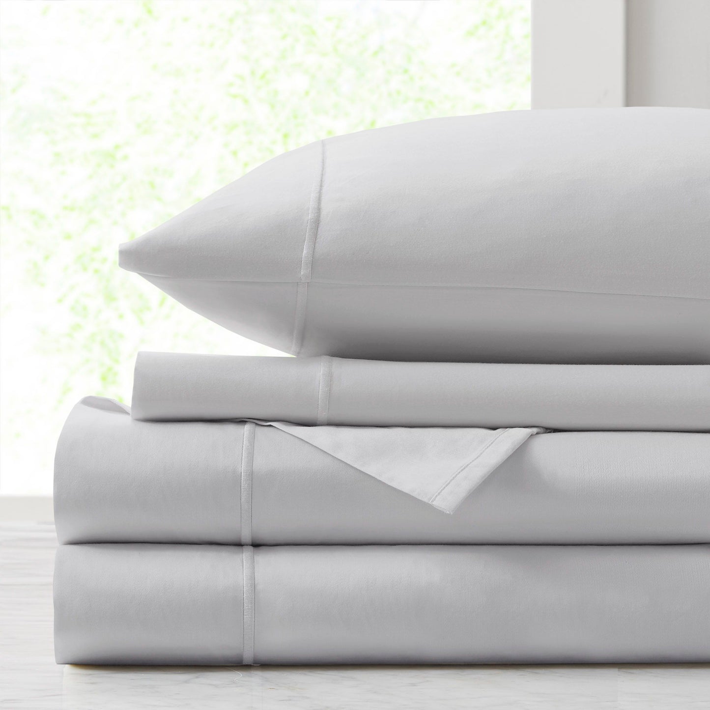 Luxury Egyptian - California King Sheet Set - Grey Croscill