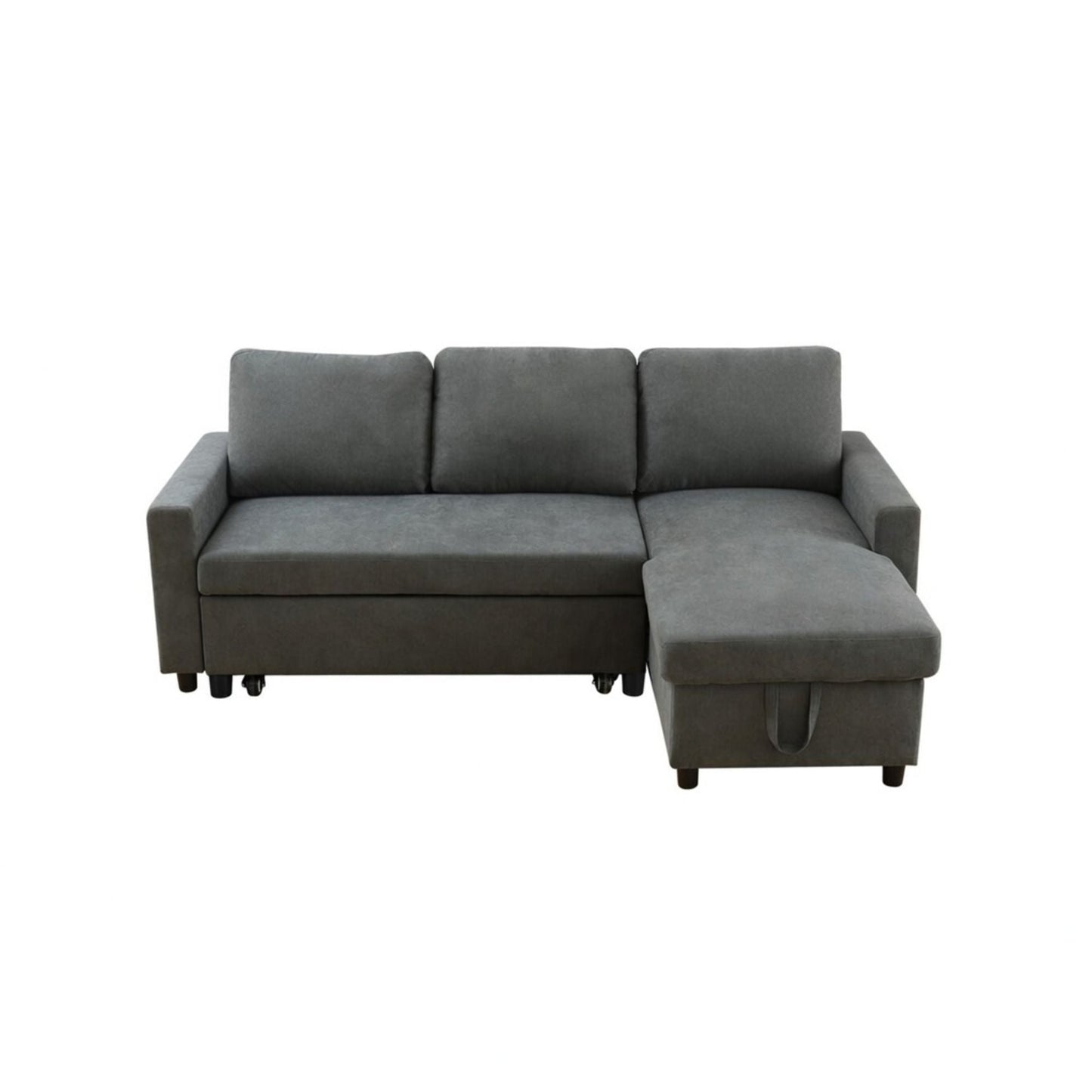 L - Shaped Convertible Sofa Bed With Storage Chaise Home Essentials
