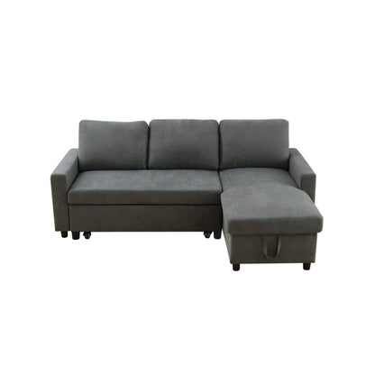 L - Shaped Convertible Sofa Bed With Storage Chaise Home Essentials