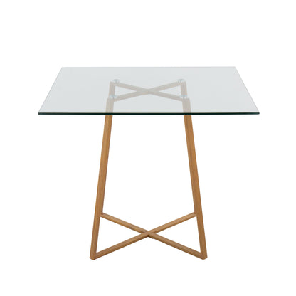Cosmo - Contemporary Square Dining Table Legs Lumi Source