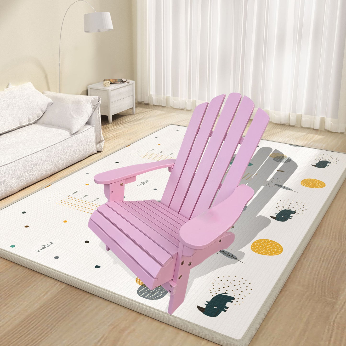 Outdoor Or Indoor Children Adirondack Chair Home Essentials