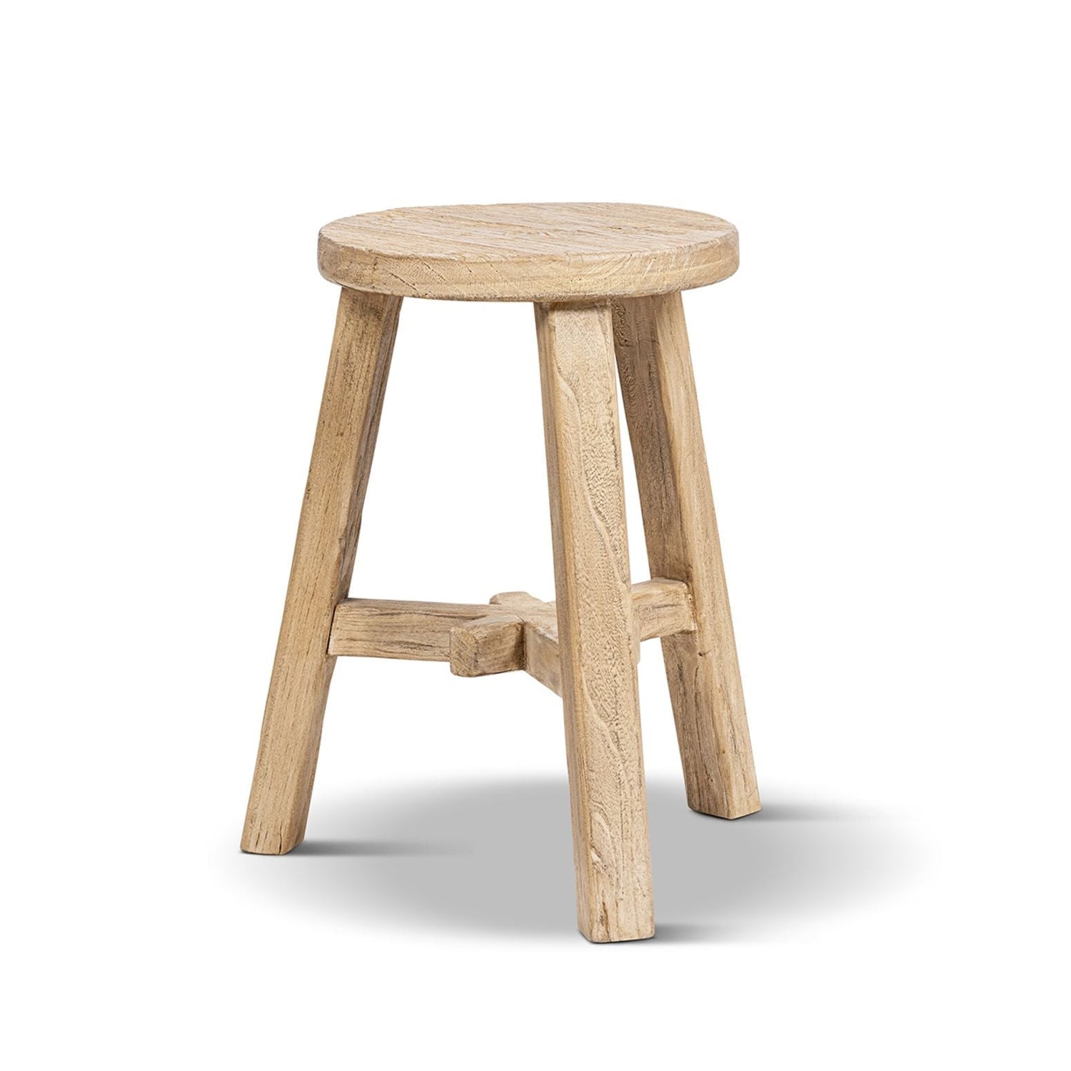 Linden - Round Stool - Light Brown Jennifer Taylor Home