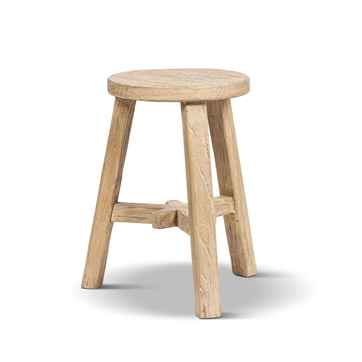 Linden - Round Stool - Light Brown Jennifer Taylor Home