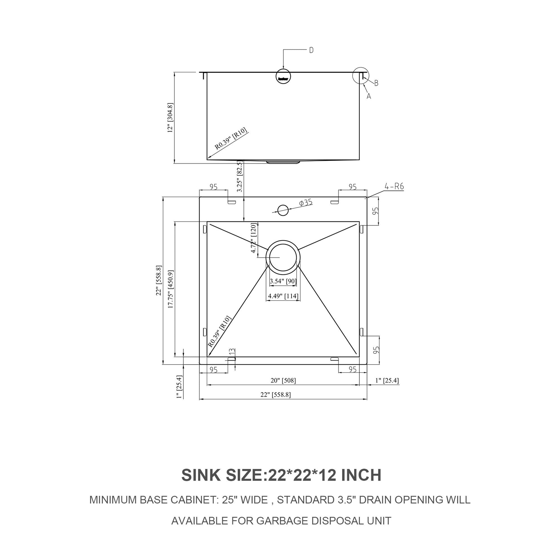 Stainless Steel Drop In Kitchen Sink, Topmount Daily Nest