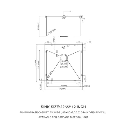 Stainless Steel Drop In Kitchen Sink, Topmount Daily Nest
