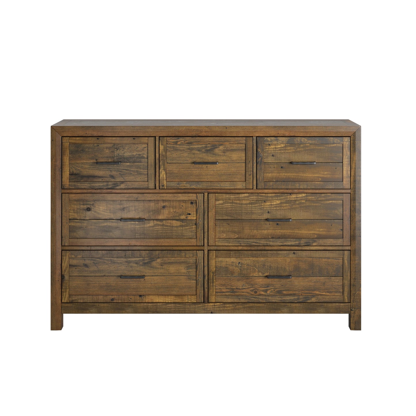 7 Drawer Dresser - Brown Home Essentials