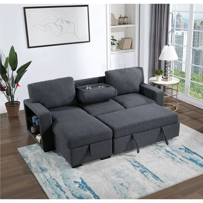 Terrence - Pull Out Sofa Bed - Dark Gray Global Furniture USA