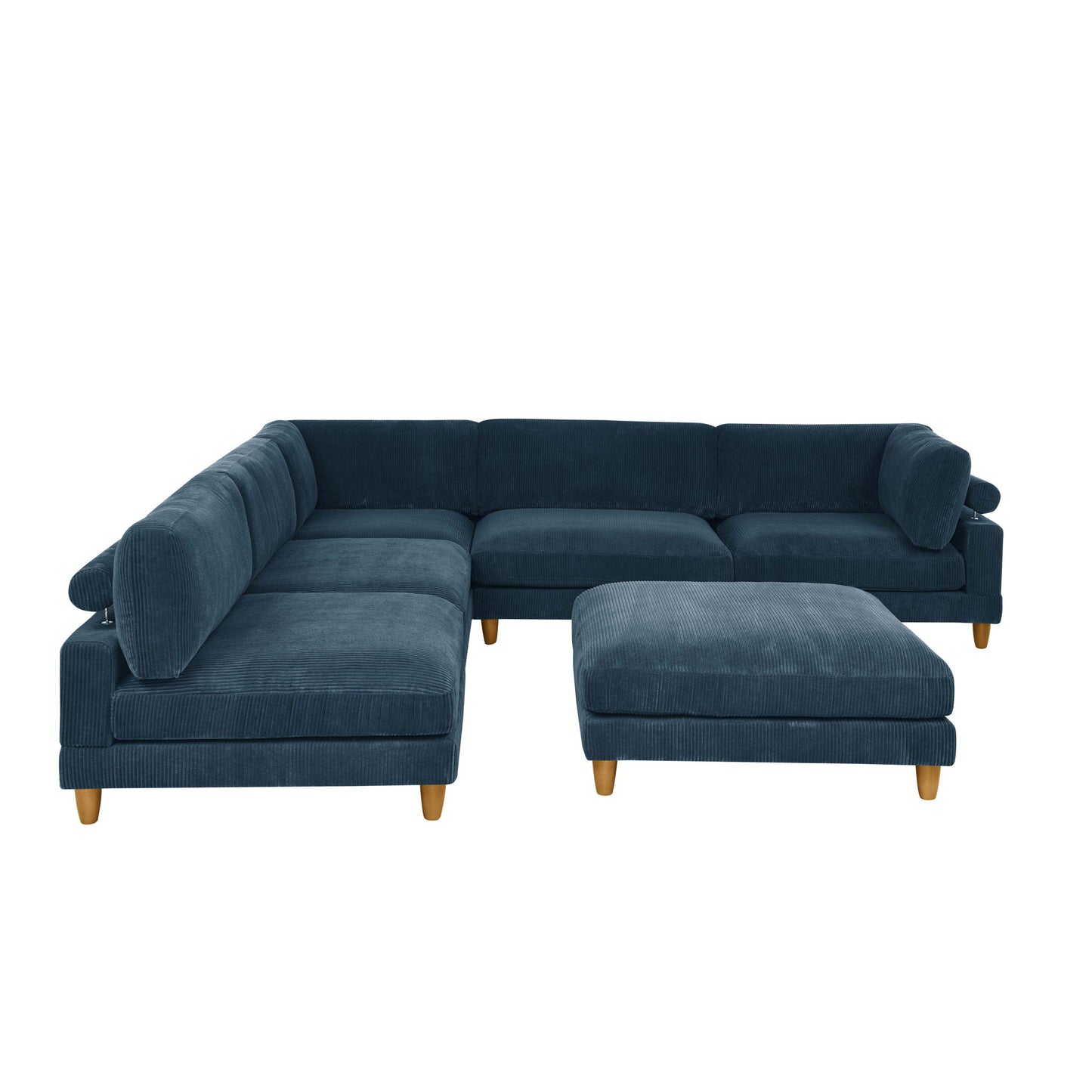 Modern Modular Sectional With Adjustable Back Support Home Essentials