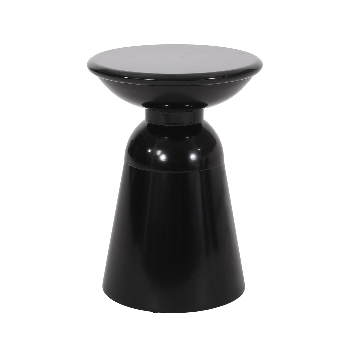 Outdoor Modern Metal End Large Table Noble House