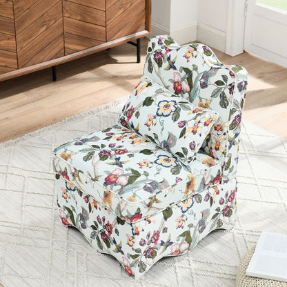 Stylish Flannel Dining Chair With Soft Cushion And Backrest Home Essentials
