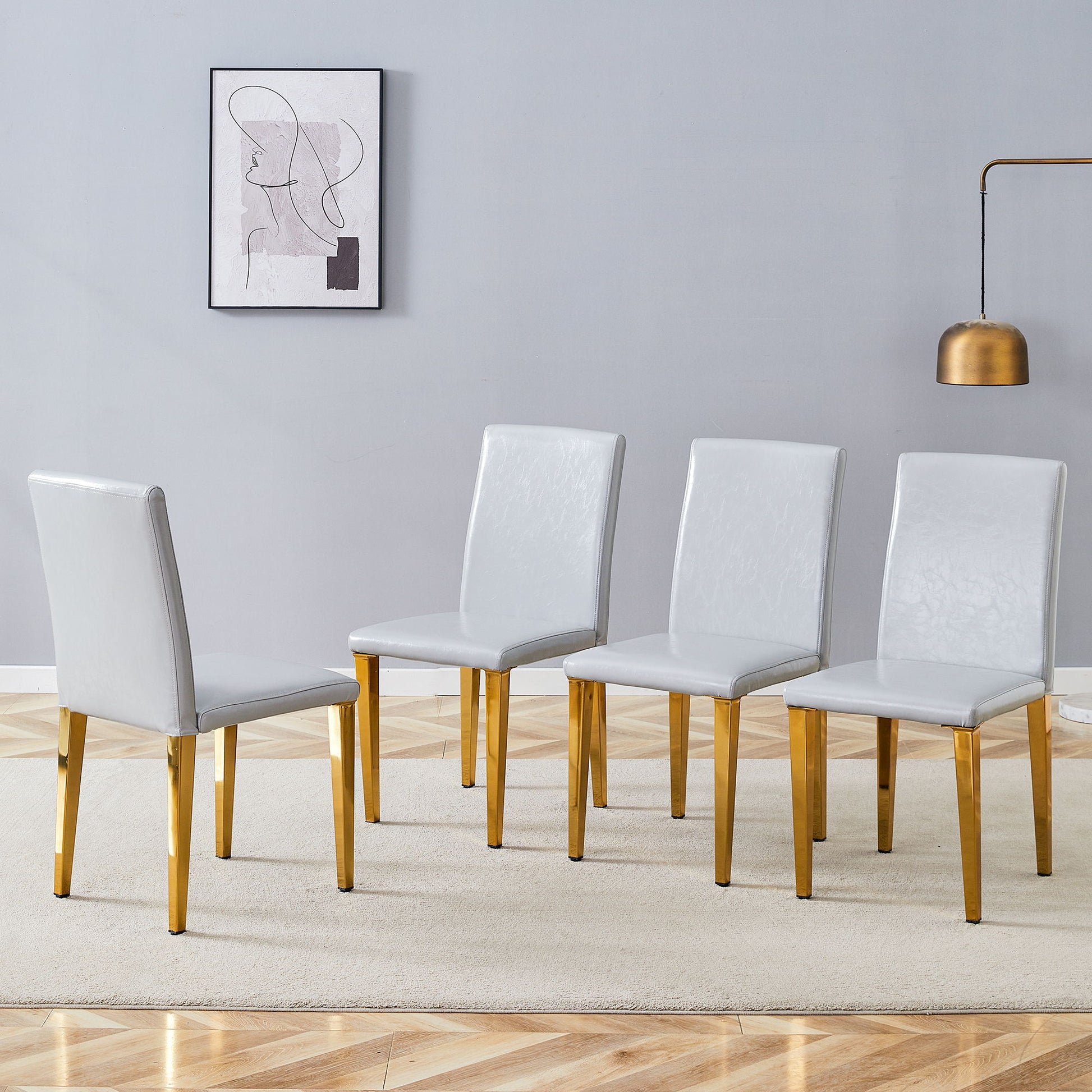 Modern Dining Chairs With Metal Legs Home Essentials