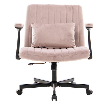 Criss Cross Armrest Office Chair With Wheels Home Essentials