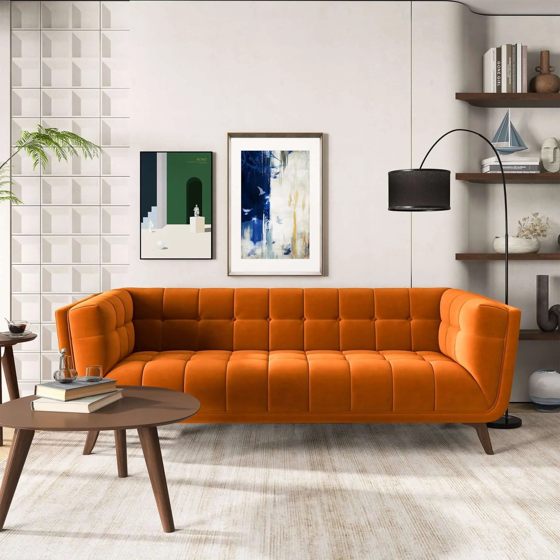 Addison - Mid-Century Modern Design Tufted Sofa Ashcroft Furniture