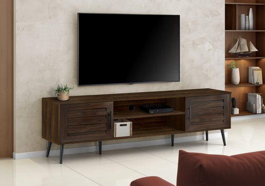 TV Stand, Console, Media Entertainment Center, Storage Cabinet, Transitional 8th Street