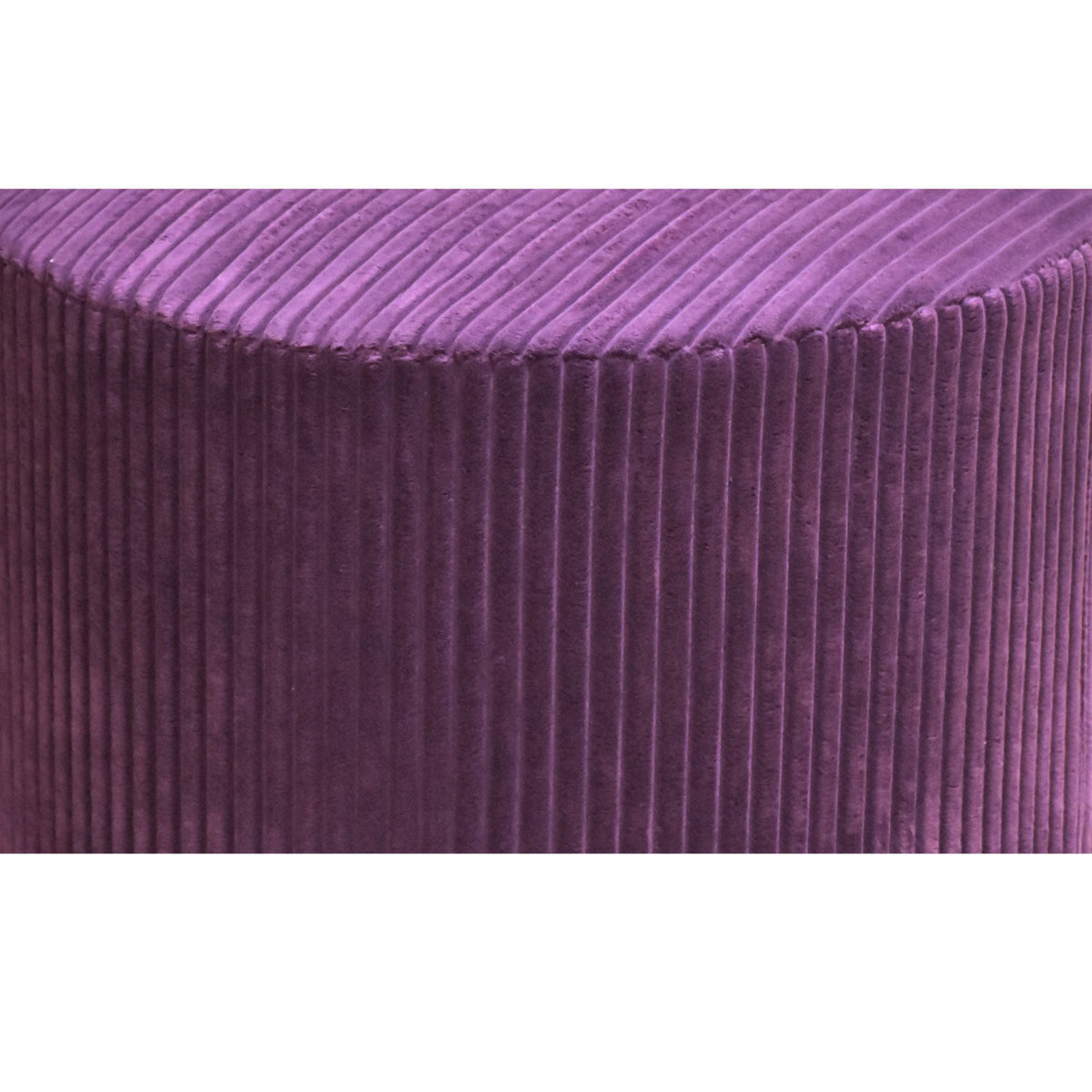 Full Compressed Ottoman - Purple Home Essentials