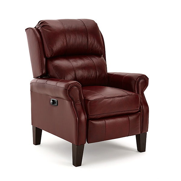 Joanna Three-Way Power Tilt-Headrest Leather Recliner Best Home Furnishings