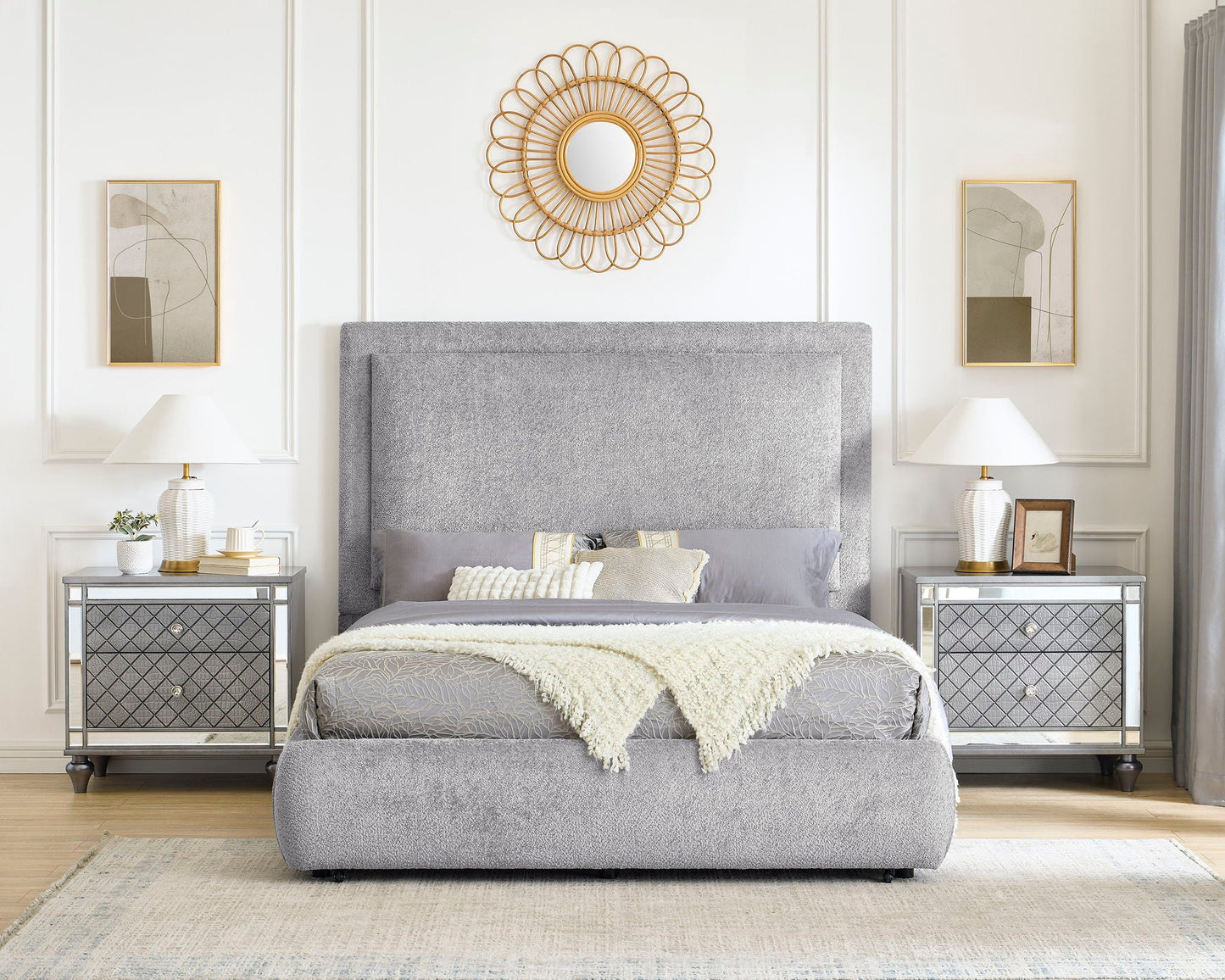 Reverie - Upholstered Storage Bed Crown Mark