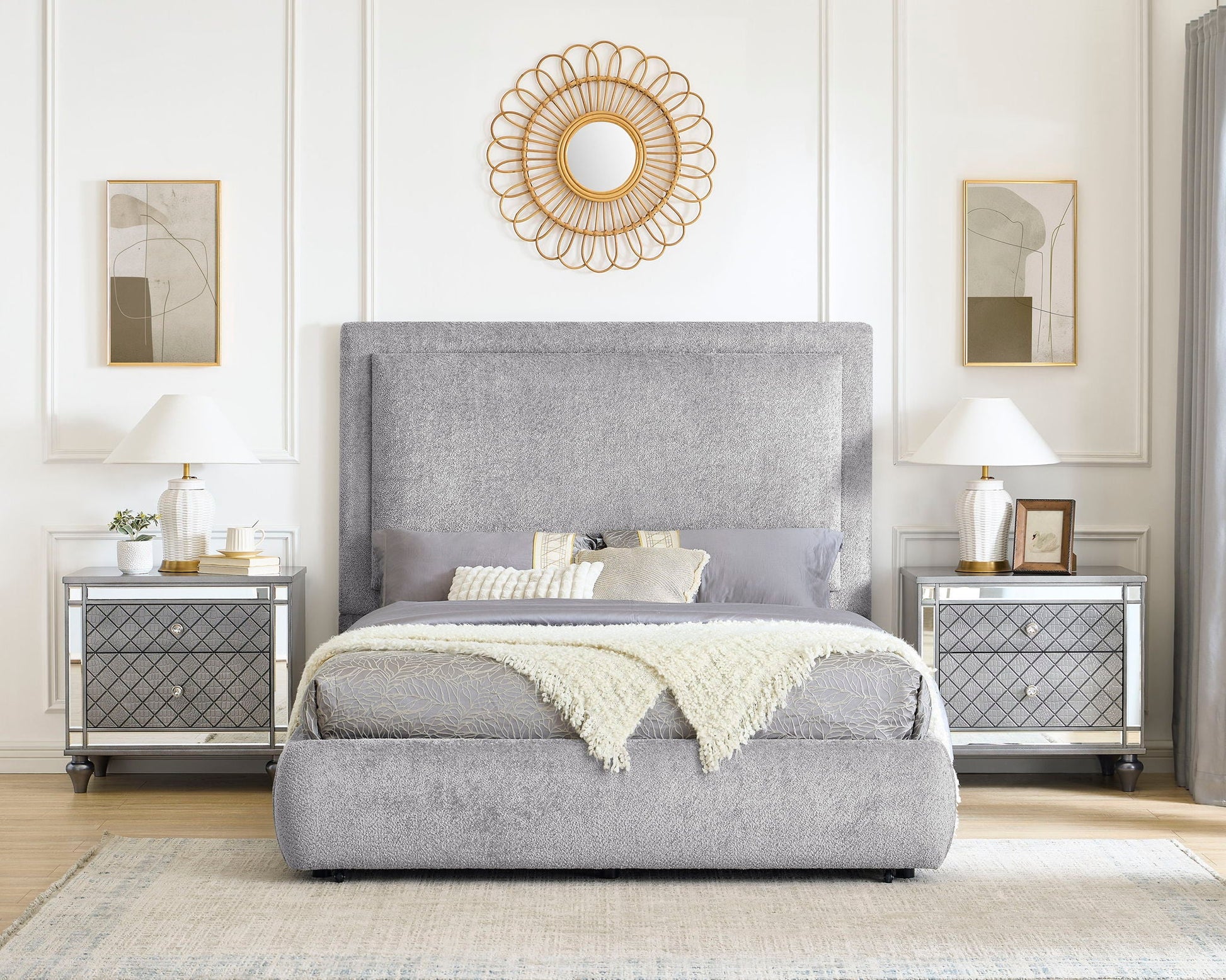 Reverie - Upholstered Storage Bed Crown Mark