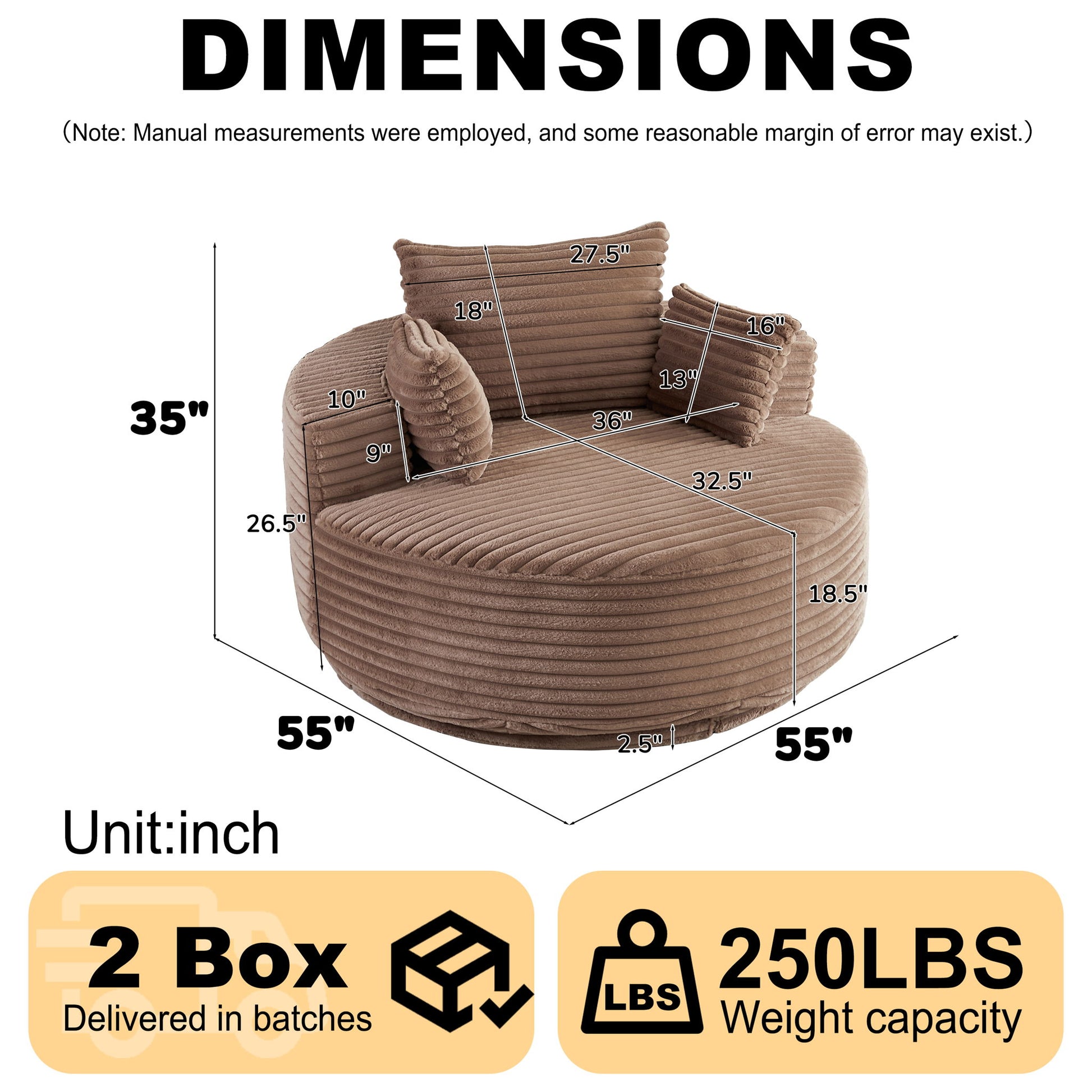 Single Sofa, Sleeper Chair For Living Room Home Essentials