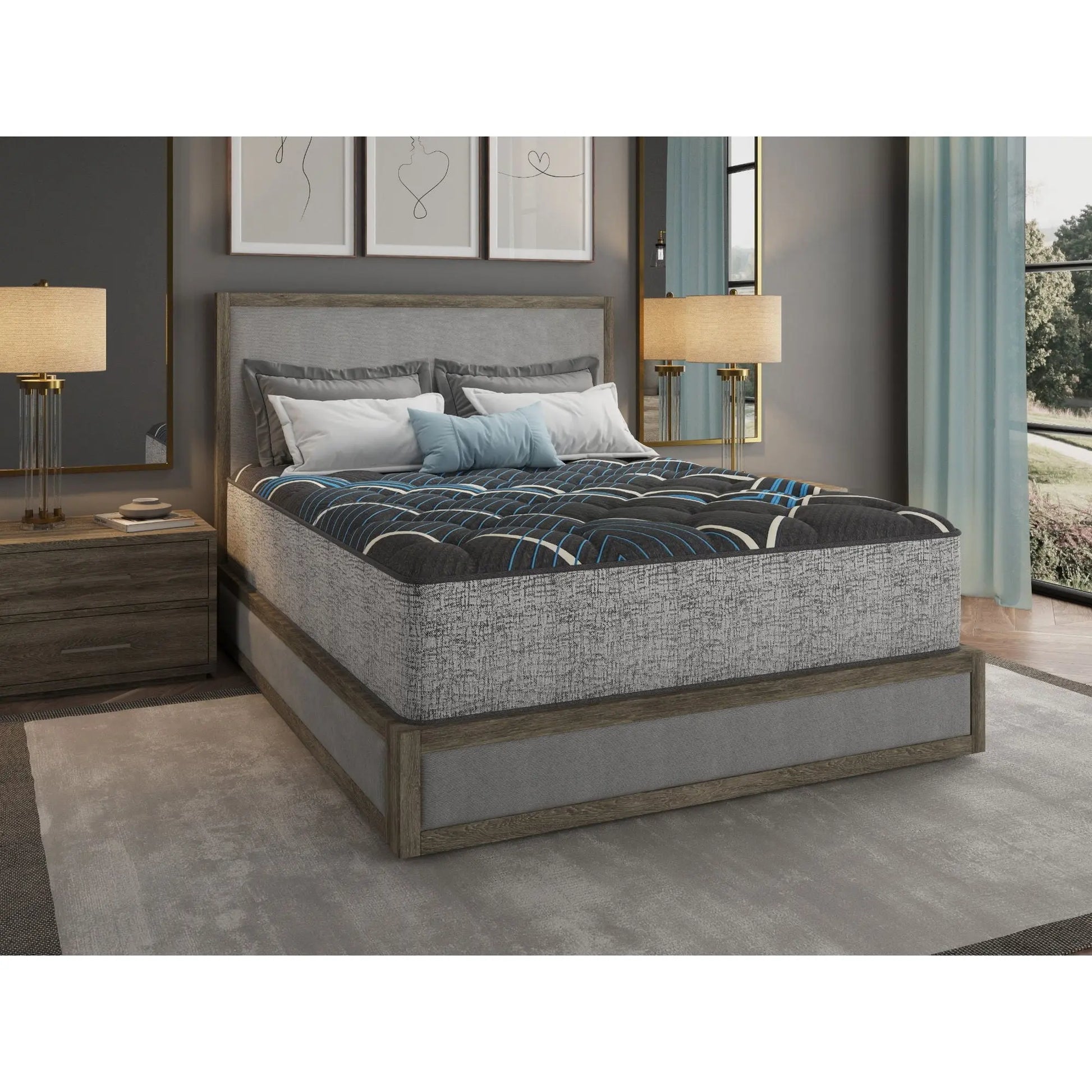 Comfort Care - 14" Hybrid Mattress With Firm Comfort Restonic Mattress