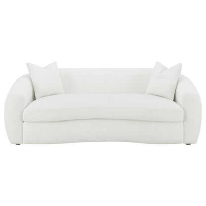 Isabella - Faux Sheepskin Upholstered Sofa Set CoasterElevations