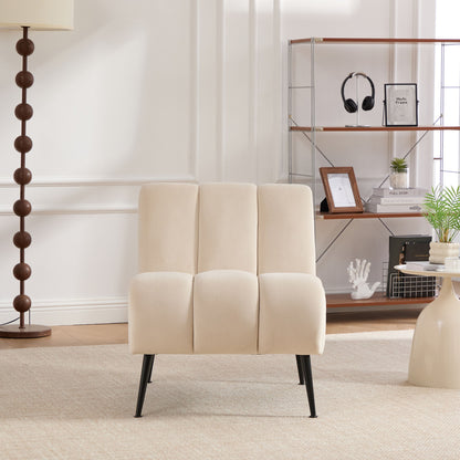 Upholstered Armless Chair For Living Room Home Essentials