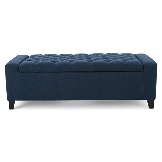 Guernsey - Ottoman Storage With Tufted Top Noble House