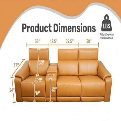 Modular Sofa With Recliners And Cup Holders Sectional Set Home Essentials