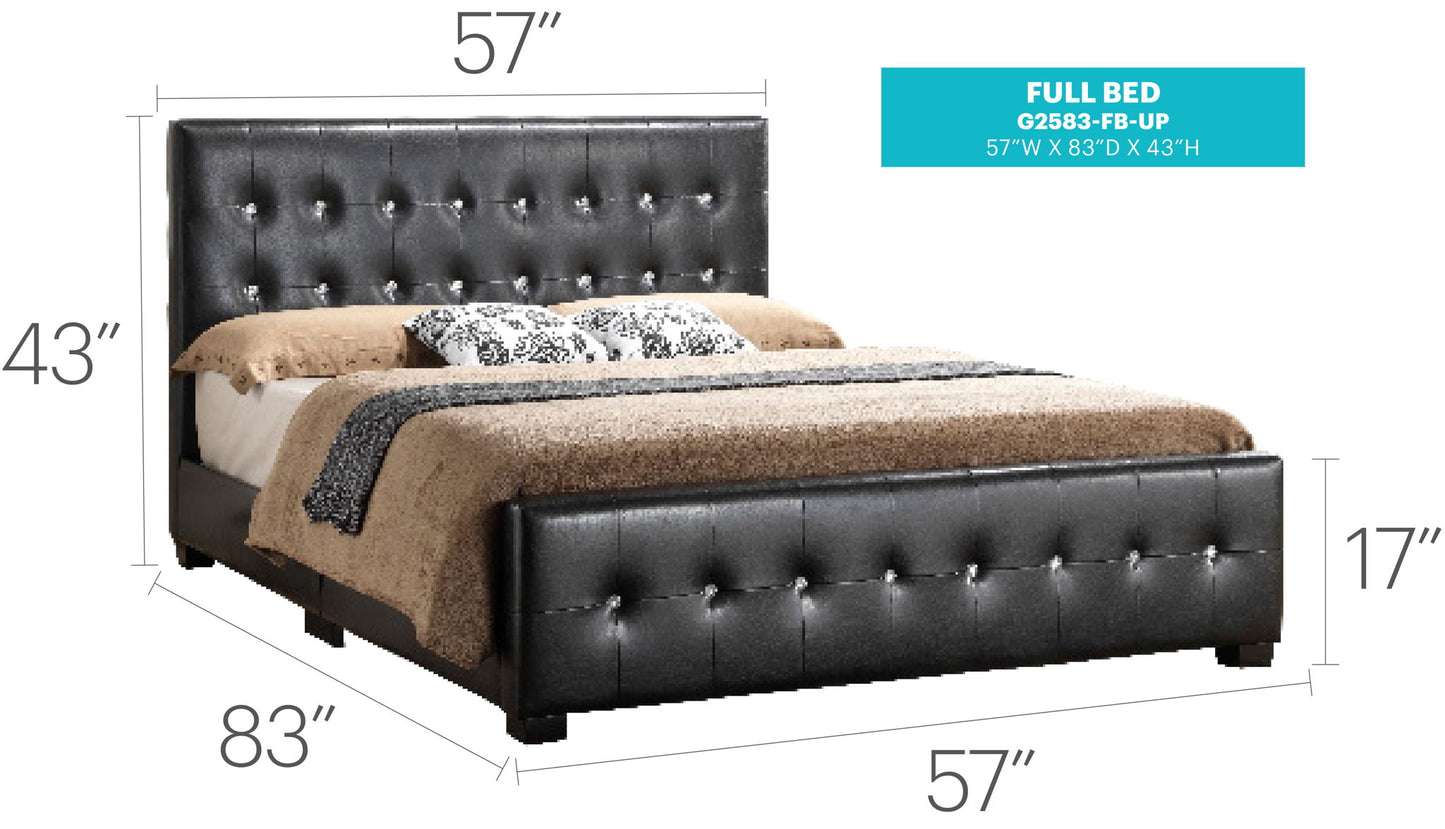 Stylish Transitional Bed Glory Furniture