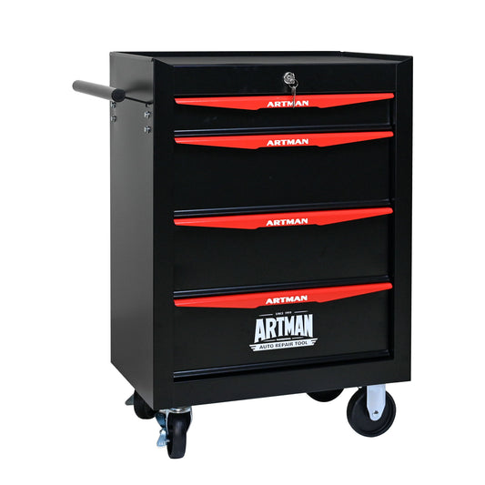Rolling Metal Tool Chest With Drawers, Steel Storage Cabinet With Ball Bearing Slides Daily Nest