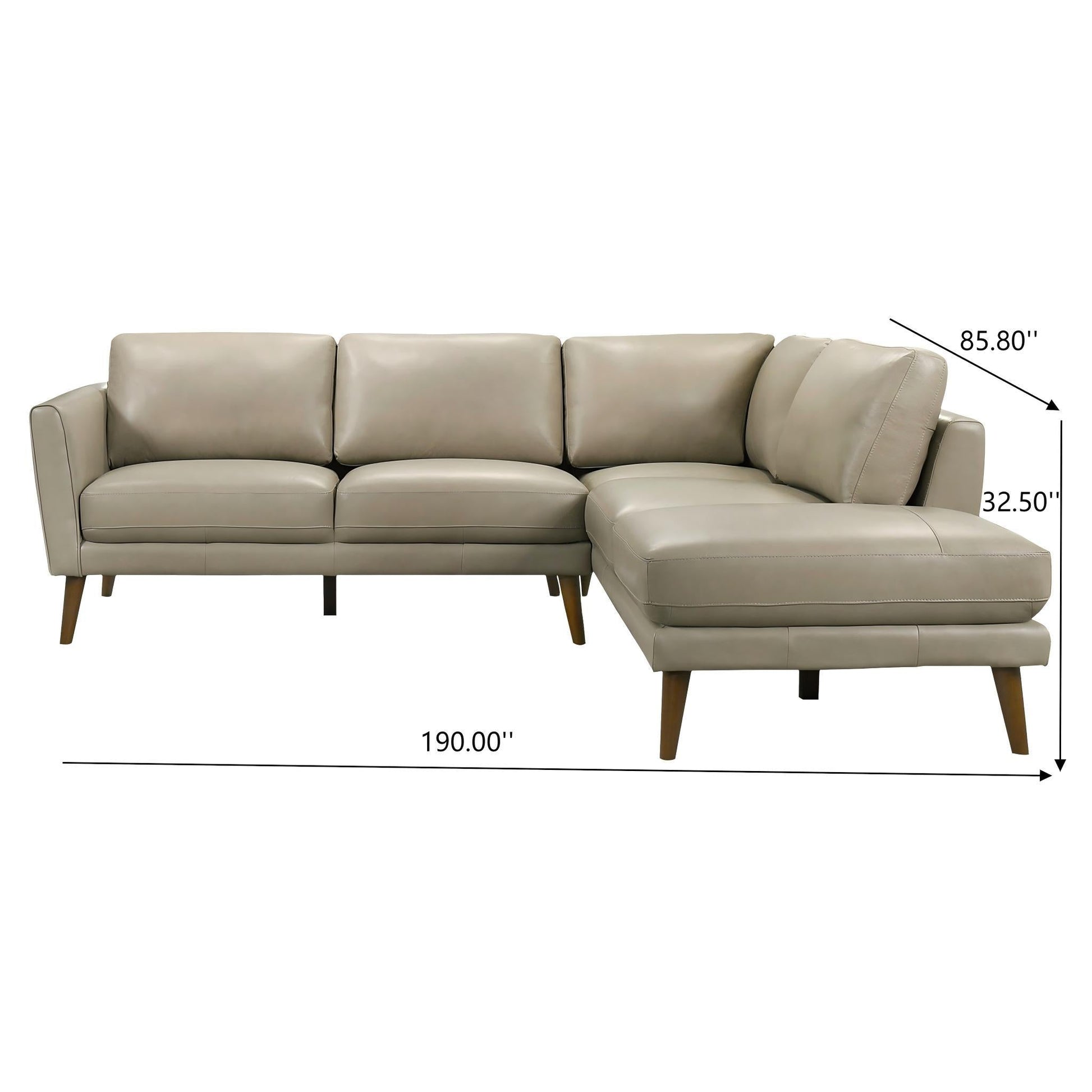 Benson - Sectional Sofa With Chaise Ashcroft Furniture
