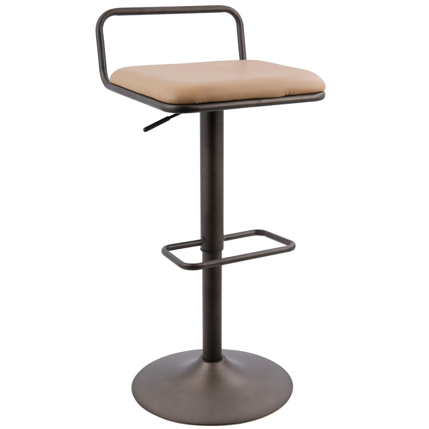 Beta - Industrial Barstool (Set of 2) - Camel Lumi Source