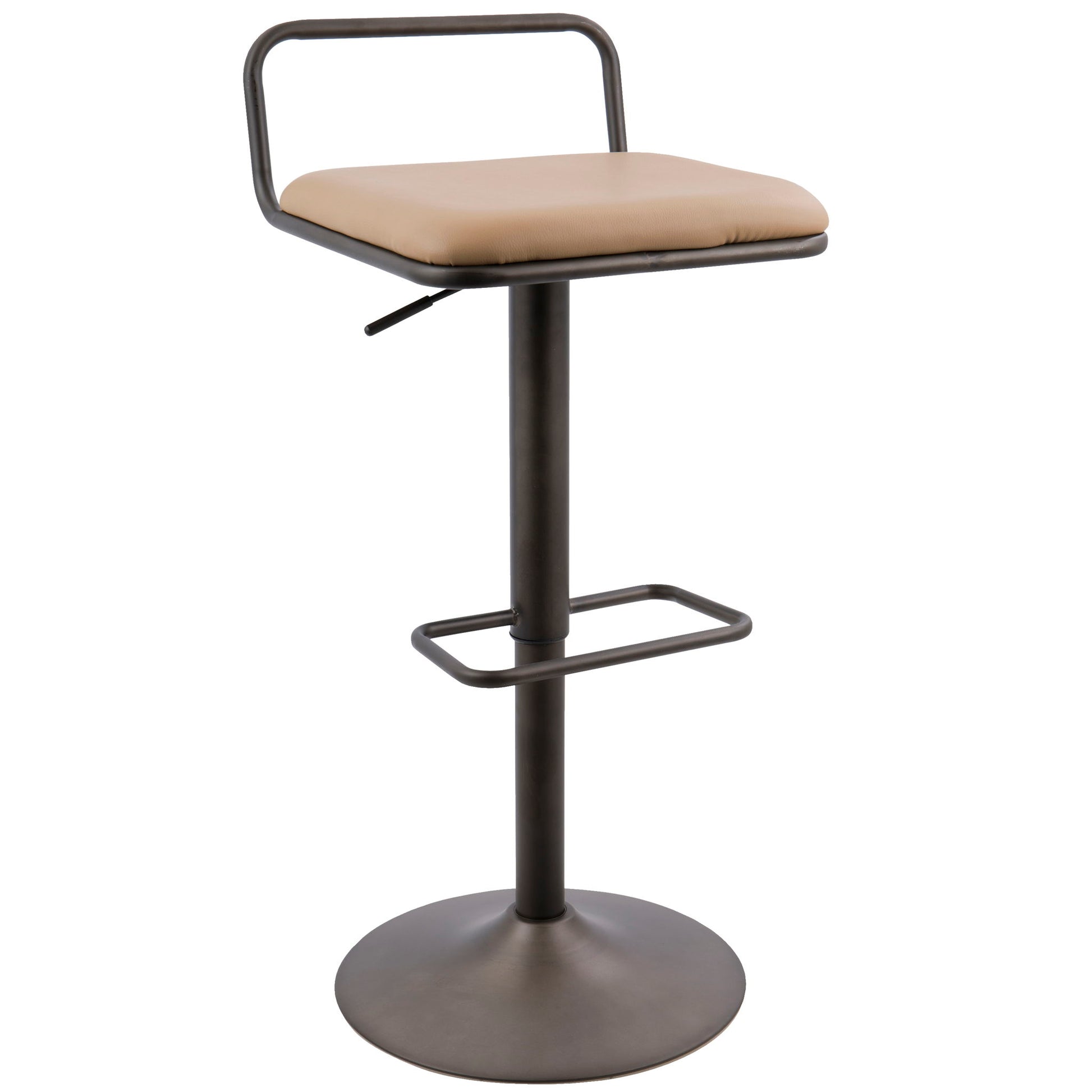 Beta - Industrial Barstool (Set of 2) - Camel Lumi Source