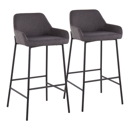 Daniella - Industrial Fixed Height Bar Stool (Set of 2) Lumi Source