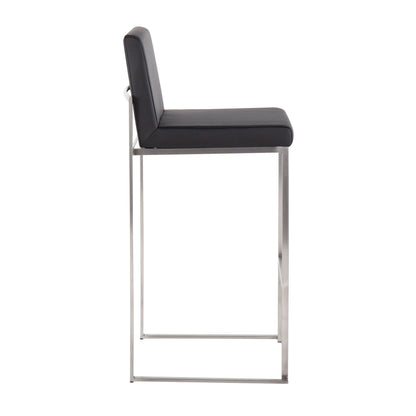 Fuji - Contemporary And Modern Elegance High Back Barstool Lumi Source