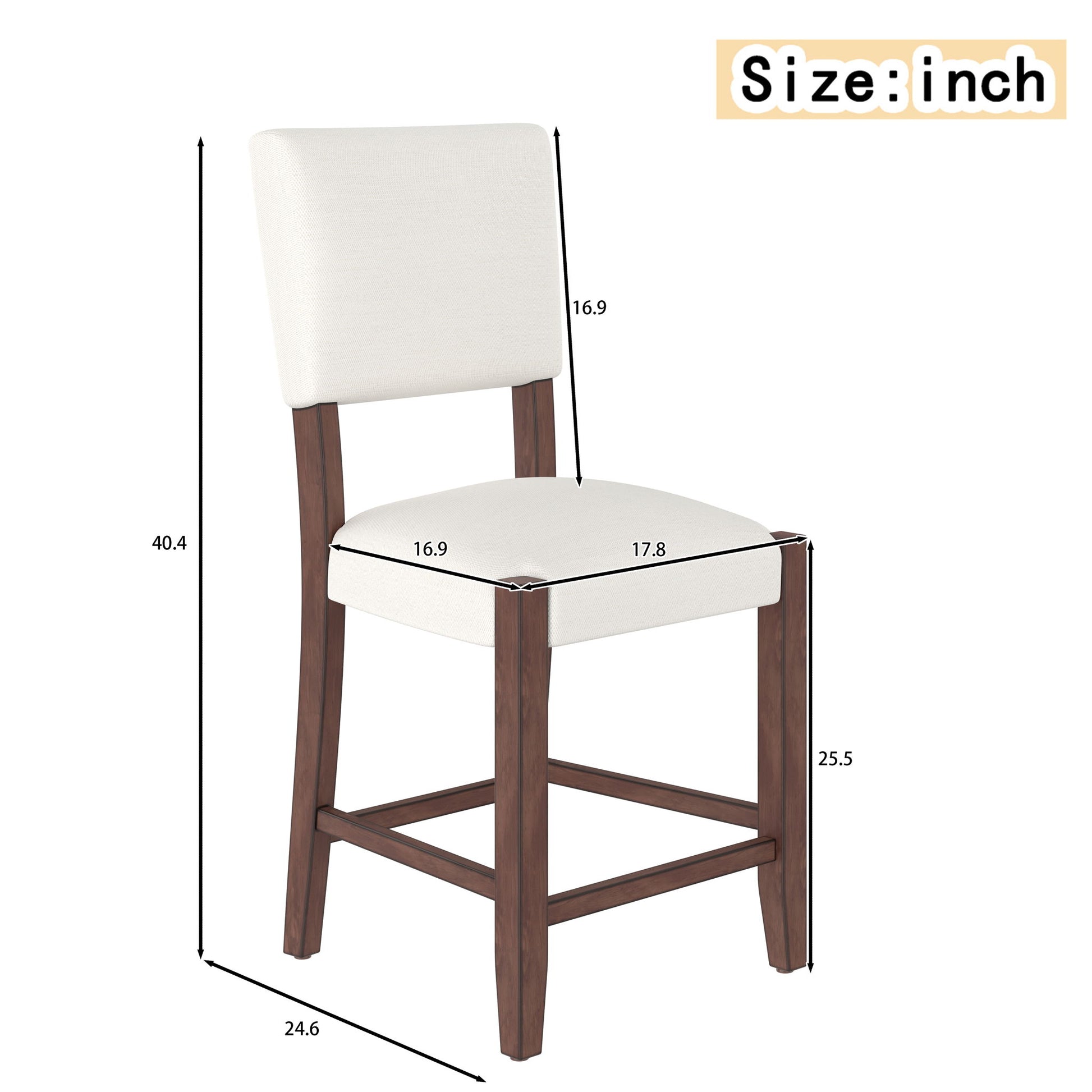 Mid Century Modern Bar Stools, Upholstered Counter Chairs Hearth and Haven