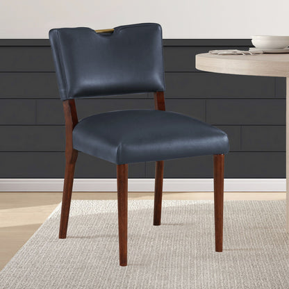 Bryson Retro Modern Dining Chair (Set of 2) - Dark Navy Home Essentials