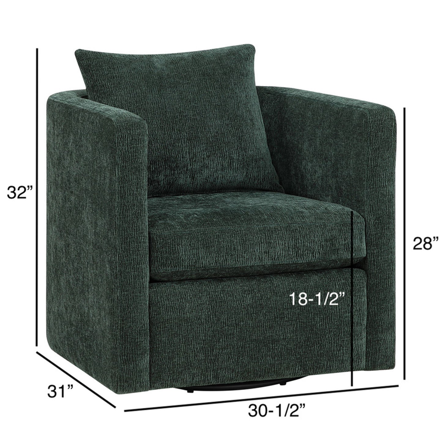 Sutton - Swivel Barrel Chair Ridgecrest Home