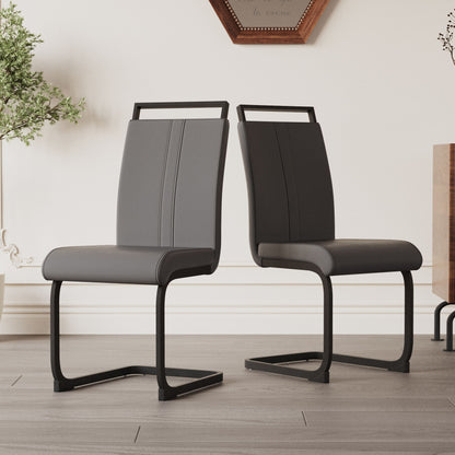 Modern Dining Chairs With High Back Upholstered Design Metal Legs Home Essentials
