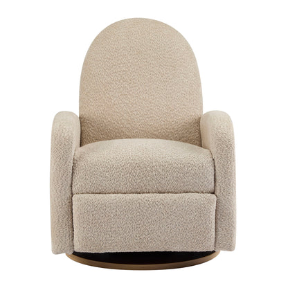 Contemporary 360 Swivel And Glider Recliner Chair Noble House