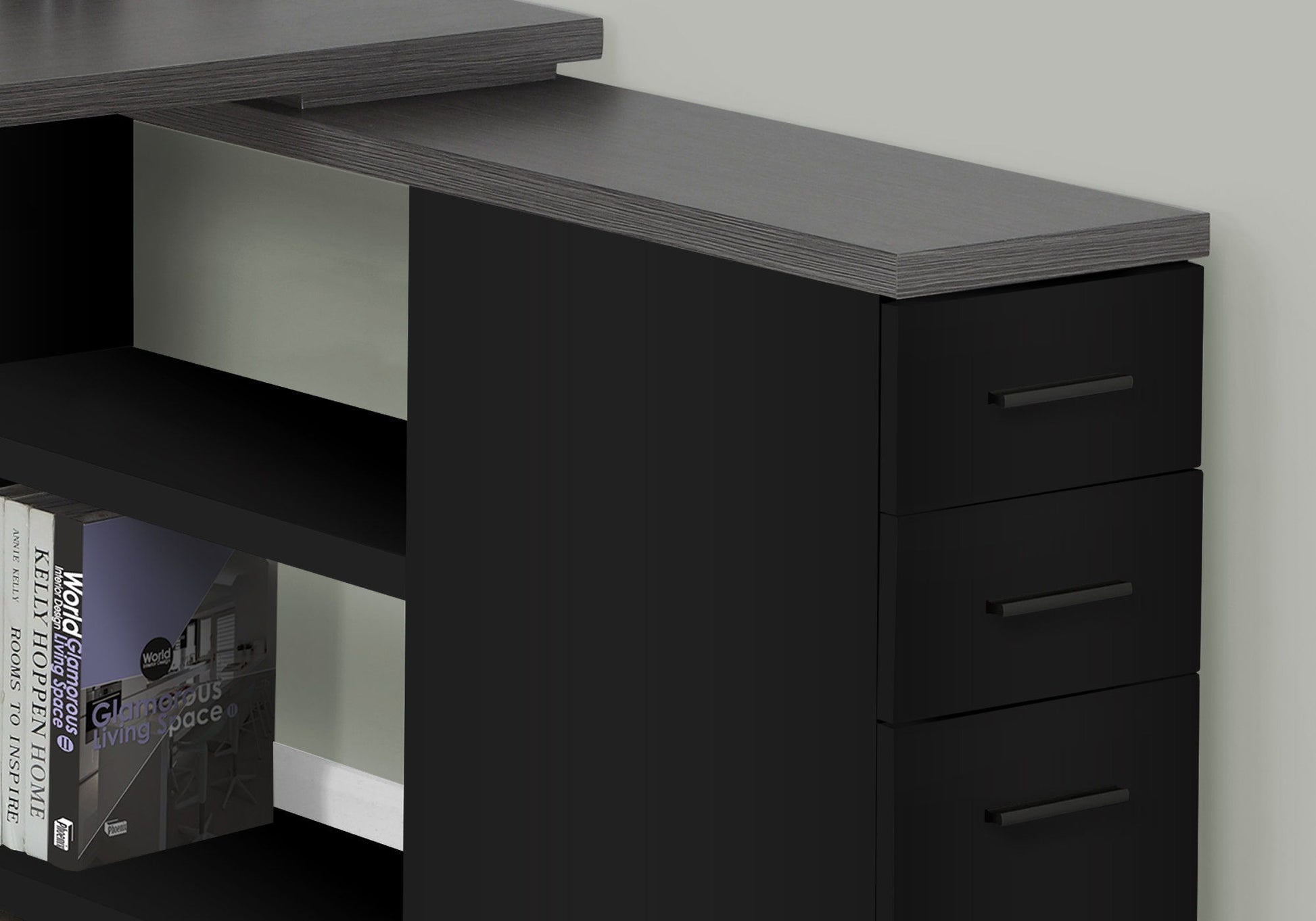 Computer Desk, Home Office, Corner, Left, Right Set - Up, Storage Drawers, L Shape, Laptop, And Contemporary & Modern 8th Street