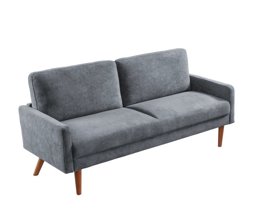 Sofa, European Style With Sleek Design, Modern & Vintage Flair, Upholstered 3 Seater Couch US Pride