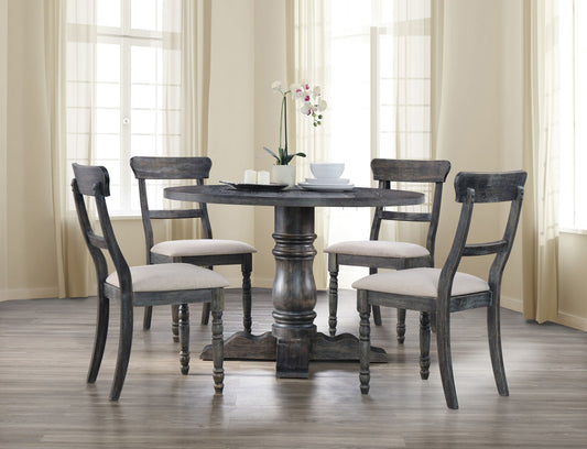 Leventis - Weathered Dining Table - Gray Acme