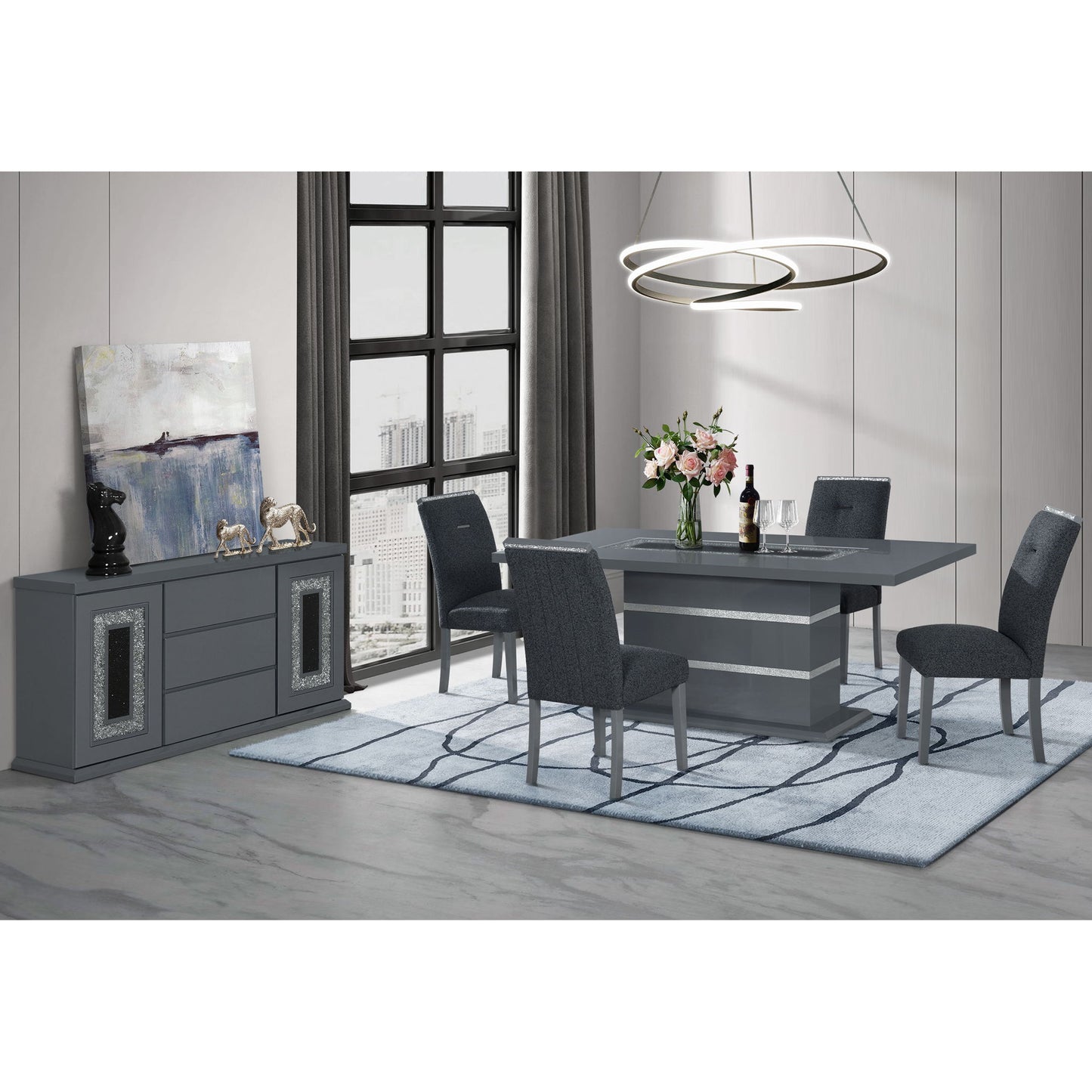 Ariya - Stylish Design Dining Chair Global Furniture USA
